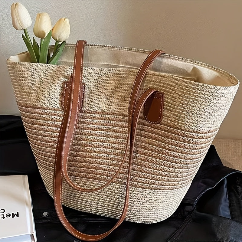 Mala Tote De Palha