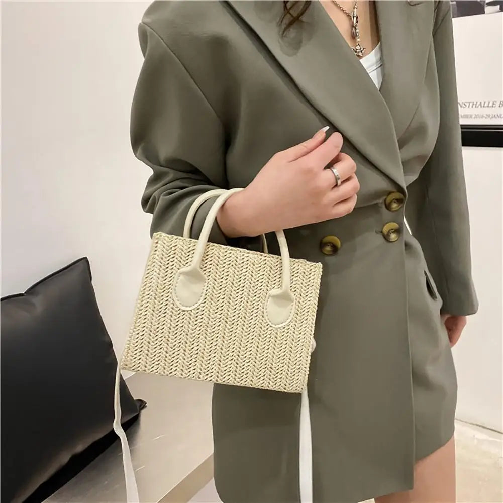Mala Tote De Palha