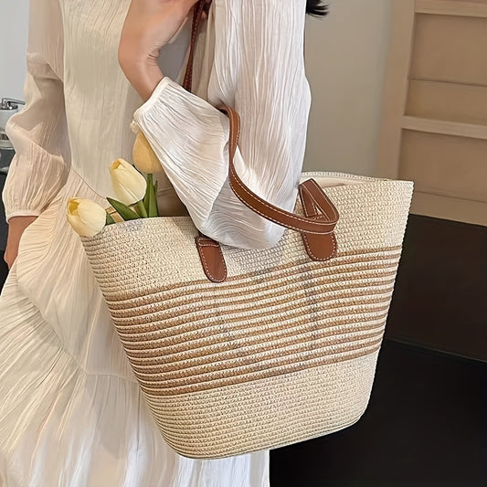 Mala Tote De Palha