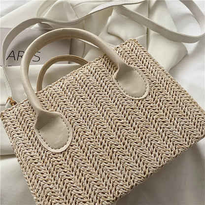 Mala Tote De Palha