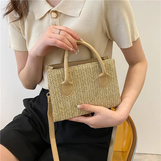 Mala Tote De Palha